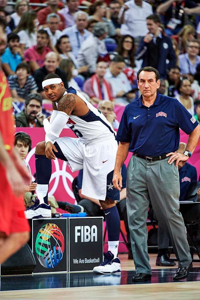 Anthony—and James and Wade—was rebuked by Coach K for violating the U.S. team’s dress code.
